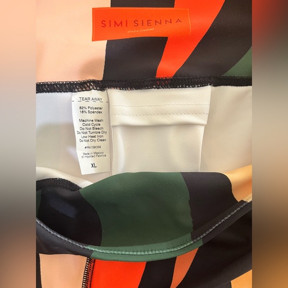 Multicolor Abstract Print Two-Piece Set - PLEASE READ - Picture 3 of 6